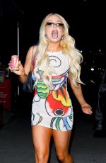 TANA MONGEAU Promotes Her Dizzy Wine at BOA Steakhouse in West Hollywood 01/28/2022