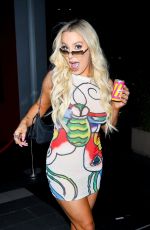 TANA MONGEAU Promotes Her Dizzy Wine at BOA Steakhouse in West Hollywood 01/28/2022