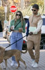 TAY DOME and Taylor Lautner Out for Coffee in Malibu 01/11/2022