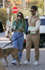TAY DOME and Taylor Lautner Out for Coffee in Malibu 01/11/2022