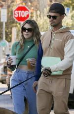 TAY DOME and Taylor Lautner Out for Coffee in Malibu 01/11/2022