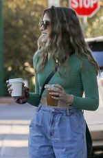 TAY DOME and Taylor Lautner Out for Coffee in Malibu 01/11/2022