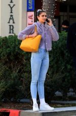 TAYLOR HILL Waiting for Her Curbside Ride in Beverly Hills 01/05/2022