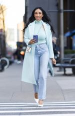 TAYSHIA ADAMS at a Photoshoot in New York 01/23/2022
