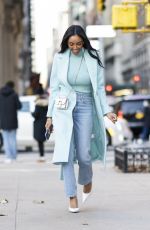 TAYSHIA ADAMS at a Photoshoot in New York 01/23/2022