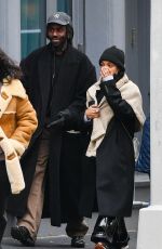 TESSA THOMPSON and Dev Hynes Out for Dinner in New York 001/18/2022