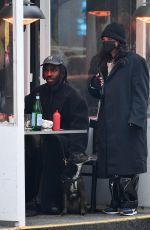 TESSA THOMPSON and Dev Hynes Out for Dinner in New York 001/18/2022