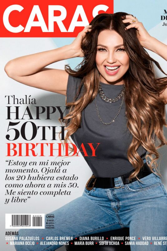 THALIA in Caras Magazine, September 2021