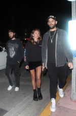 THYLANE BLONDEAU Leaves Gcsobe Club in Miami 01/01/2022