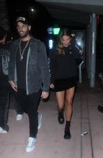 THYLANE BLONDEAU Leaves Gcsobe Club in Miami 01/01/2022