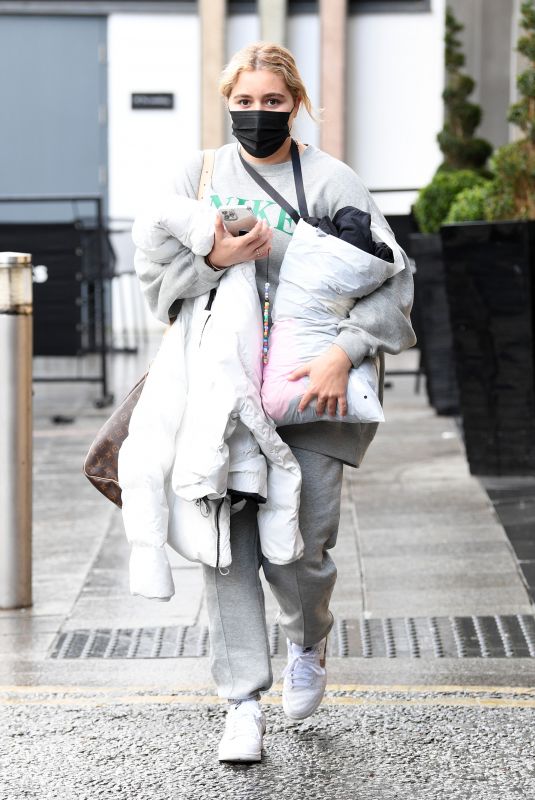 TILLY RAMSAY Heading to Strictly Come Dancing Rehearsals in Birmingham 01/19/2022