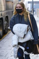 TILLY RAMSAY Leaves Her Hotel in Birmingham 01/17/2022