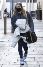 TILLY RAMSAY Leaves Her Hotel in Birmingham 01/17/2022