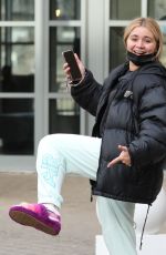 TILLY RAMSAY Leaves Her Hotel in Newcastle 01/28/2022