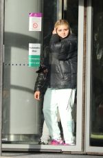 TILLY RAMSAY Leaves Her Hotel in Newcastle 01/28/2022