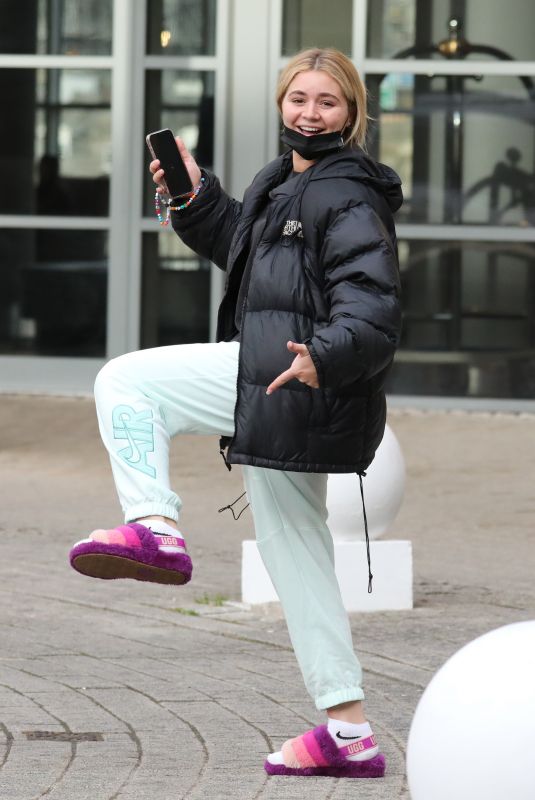 TILLY RAMSAY Leaves Her Hotel in Newcastle 01/28/2022