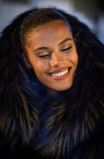 TINA KUNAKEY at Alexandre Vauthier Haute Couture Spring/Summer 2022 Show at Paris Fashion Week 01/25/2022