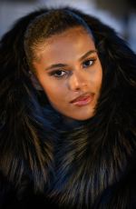 TINA KUNAKEY at Alexandre Vauthier Haute Couture Spring/Summer 2022 Show at Paris Fashion Week 01/25/2022