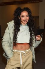 TINASHE at San Antonio Spurs vs New York Knicks Game at Madison Square Garden 01/10/2022