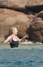 UMA THURMAN and MAYA HAWKE in Swimsuits in St. Barts 12/28/2021