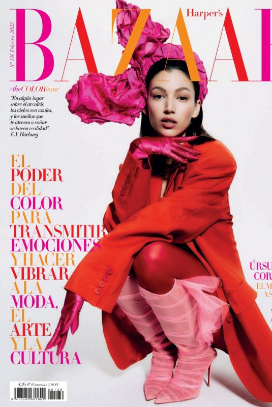 URSULA CORBERO in Harper’s Bazaar Magazine, Spain February 2022