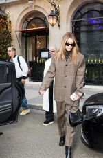 VALENTINA FERRE Leaves Her Hotel in Paris 01/23/2022