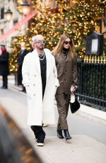 VALENTINA FERRE Leaves Her Hotel in Paris 01/23/2022