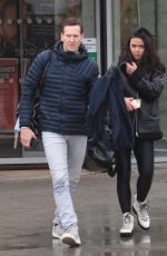 VANESSA BAUER and Brendan Cole Leaves Dancing on Ice Practice Center in Bromley 01/12/2022