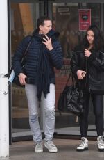 VANESSA BAUER and Brendan Cole Leaves Dancing on Ice Practice Center in Bromley 01/12/2022