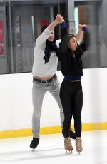 VANESSA BAUER Practicing Their Lifts and Skating in Bromley 01/12/2022