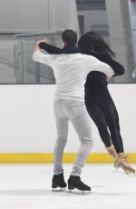 VANESSA BAUER Practicing Their Lifts and Skating in Bromley 01/12/2022