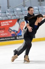 VANESSA BAUER Practicing Their Lifts and Skating in Bromley 01/12/2022