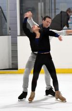 VANESSA BAUER Practicing Their Lifts and Skating in Bromley 01/12/2022