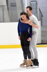 VANESSA BAUER Practicing Their Lifts and Skating in Bromley 01/12/2022