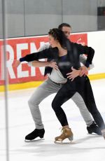 VANESSA BAUER Practicing Their Lifts and Skating in Bromley 01/12/2022