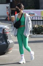 VANESSA HUDGENS Leaves Dogpound Gym in West Hollywood 01/14/2022