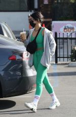 VANESSA HUDGENS Leaves Dogpound Gym in West Hollywood 01/14/2022