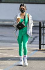 VANESSA HUDGENS Leaves Dogpound Gym in West Hollywood 01/14/2022