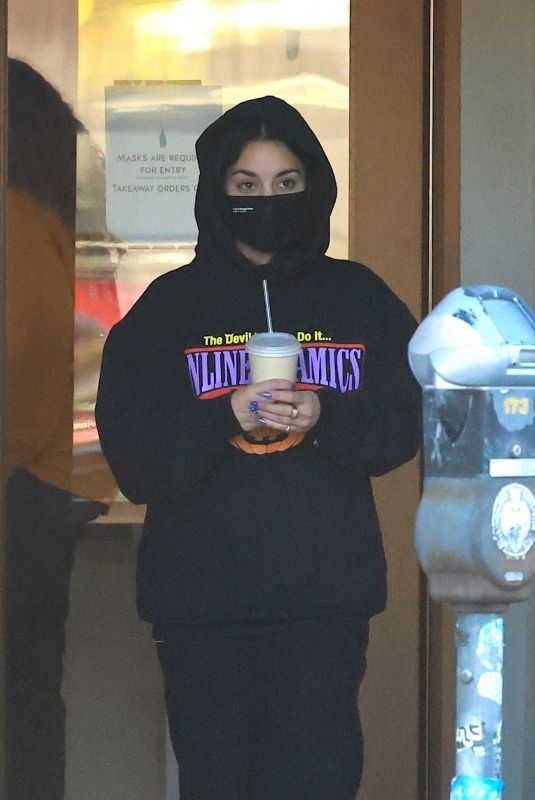 VANESSA HUDGENS Out for Coffee in Los Feliz 01/10/2022