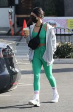 VANESSA HUDGENS Out for Iced Coffee in West Hollywood 01/14/2022