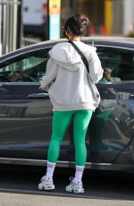 VANESSA HUDGENS Out for Iced Coffee in West Hollywood 01/14/2022