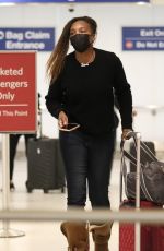 VENUS WILLIAMS Arrives at LAX Airport in Los Angeles 01/29/2022