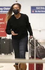 VENUS WILLIAMS Arrives at LAX Airport in Los Angeles 01/29/2022