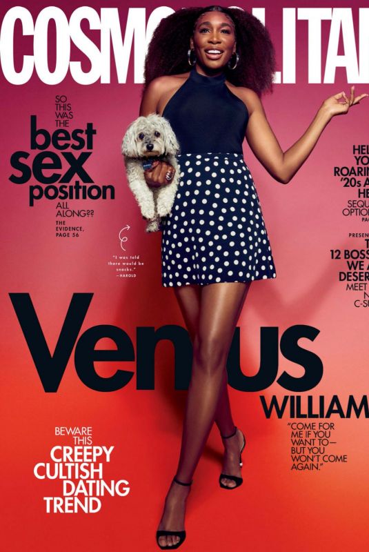 VENUS WILLIAMS in Cosmopolitan Magazine, October 2021