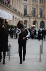 VENUS WILLIAMS Leaves Ritz Hotel in Paris 01/23/2022