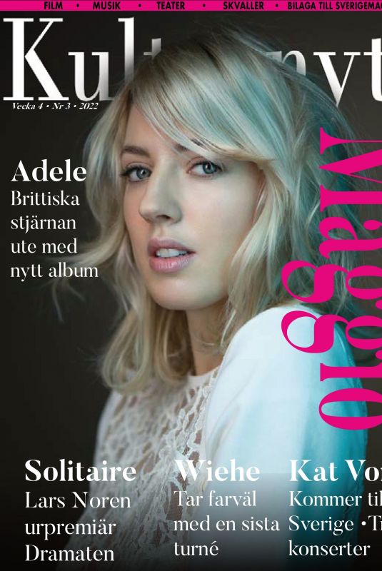 VERONICA MAGGIO in Sverigemagasinet Kulturnytt, January 2022