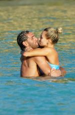 VICTORIA ALEX in Bikini and Marouane Fellaini at a Beach in Saint-Barthelemy 01/17/2022
