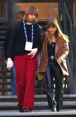 VICTORIA DE ANGELIS and Thomas Raggi at Rehearsals for Sanremo Festival 01/29/2022