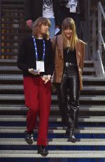 VICTORIA DE ANGELIS and Thomas Raggi at Rehearsals for Sanremo Festival 01/29/2022