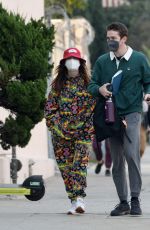 VICTORIA PEDRETTI and Dylan Arnold at Hollywood Boulders in Los Angeles 01/20/2022